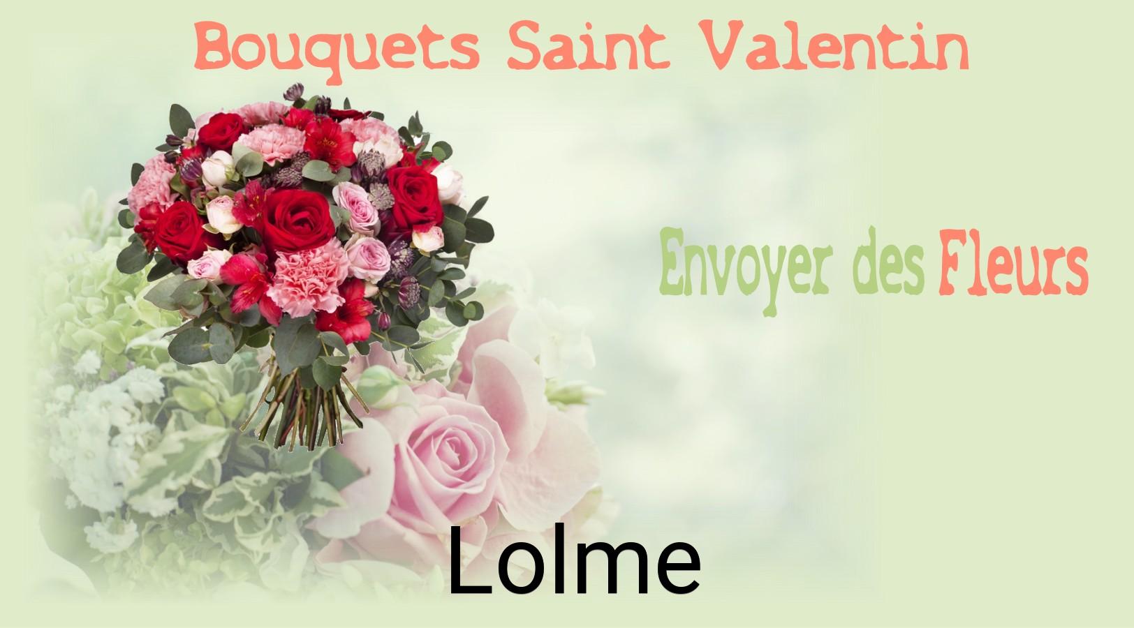 Roses de Saint-Valentin livrées à Lolme